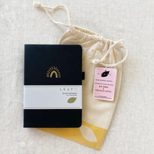 Load image into Gallery viewer, Leaf Street A5 Blank Journal - Black