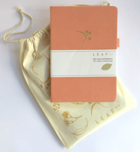 Load image into Gallery viewer, Leaf Street A5 Dot Grid Bullet Journal - Pink Wattle