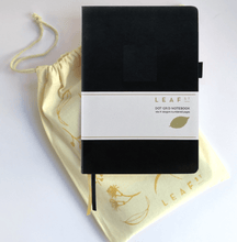 Load image into Gallery viewer, Leaf Street A5 Dot Grid - Plain Black