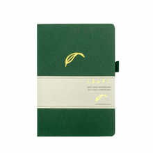 Load image into Gallery viewer, Leaf Street A5 Dot Grid Bullet Journal - Green Gum Leaf