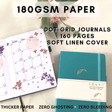 Load image into Gallery viewer, Leaf Street A5 Dot Grid Bullet Journal - 180gsm
