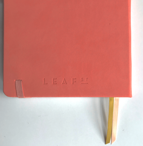 Leaf Street A5 Blank Journal - Pink